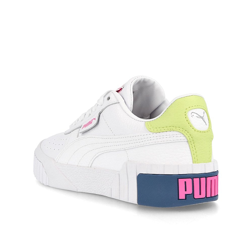 Puma wmns cali Puma White - Luminous Pink Sneakers Material | Overkill