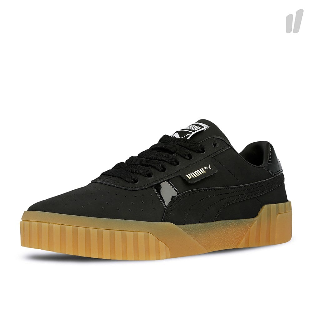 Puma wmns cali nubuck Puma Black - Puma Black Sneakers Close Up | Overkill