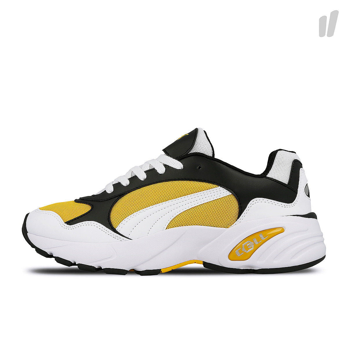 Puma cell viper Puma White - Spectra Yellow Sneakers 369505 02 | Overkill