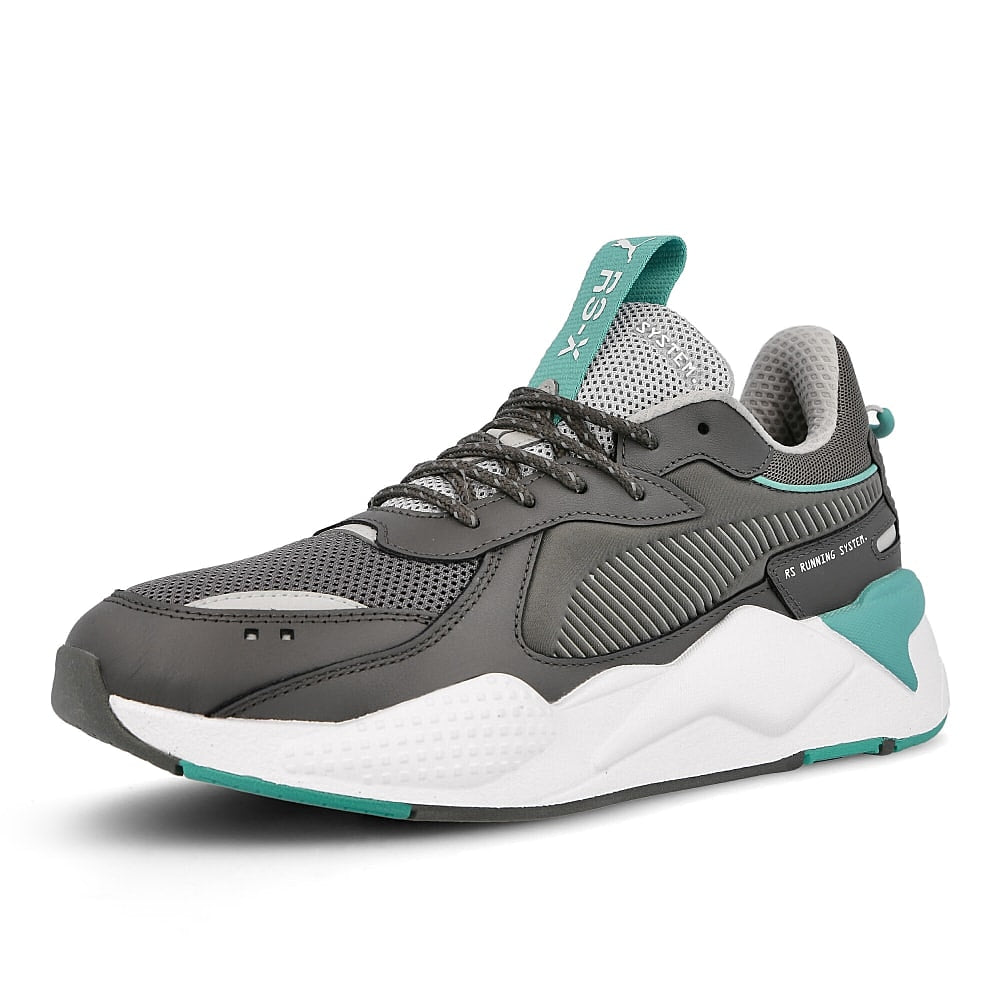 Puma rs-x core Gray Violet Sneakers Close Up | Overkill