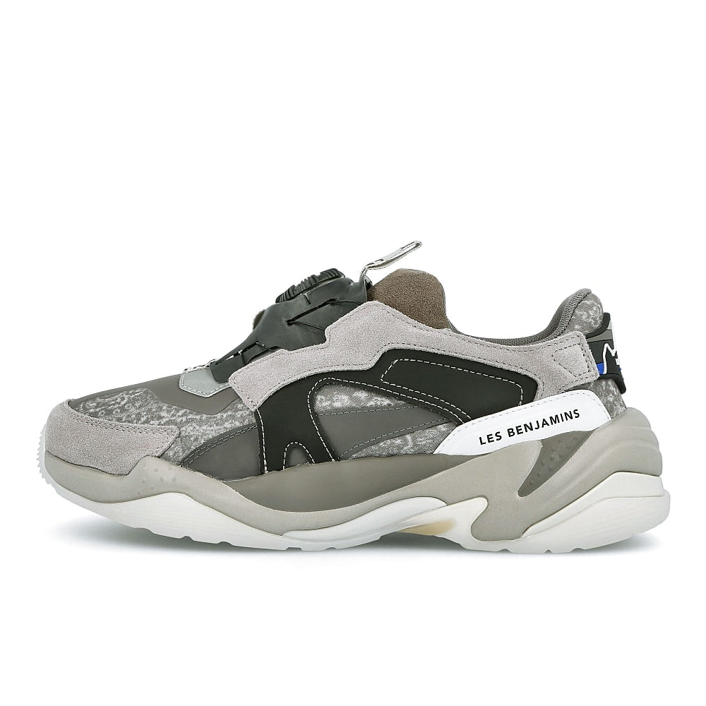 Puma Les Benjamins x Puma Thunder Disc Steel Grey-Asphalt Sneakers 370039 01 | Overkill