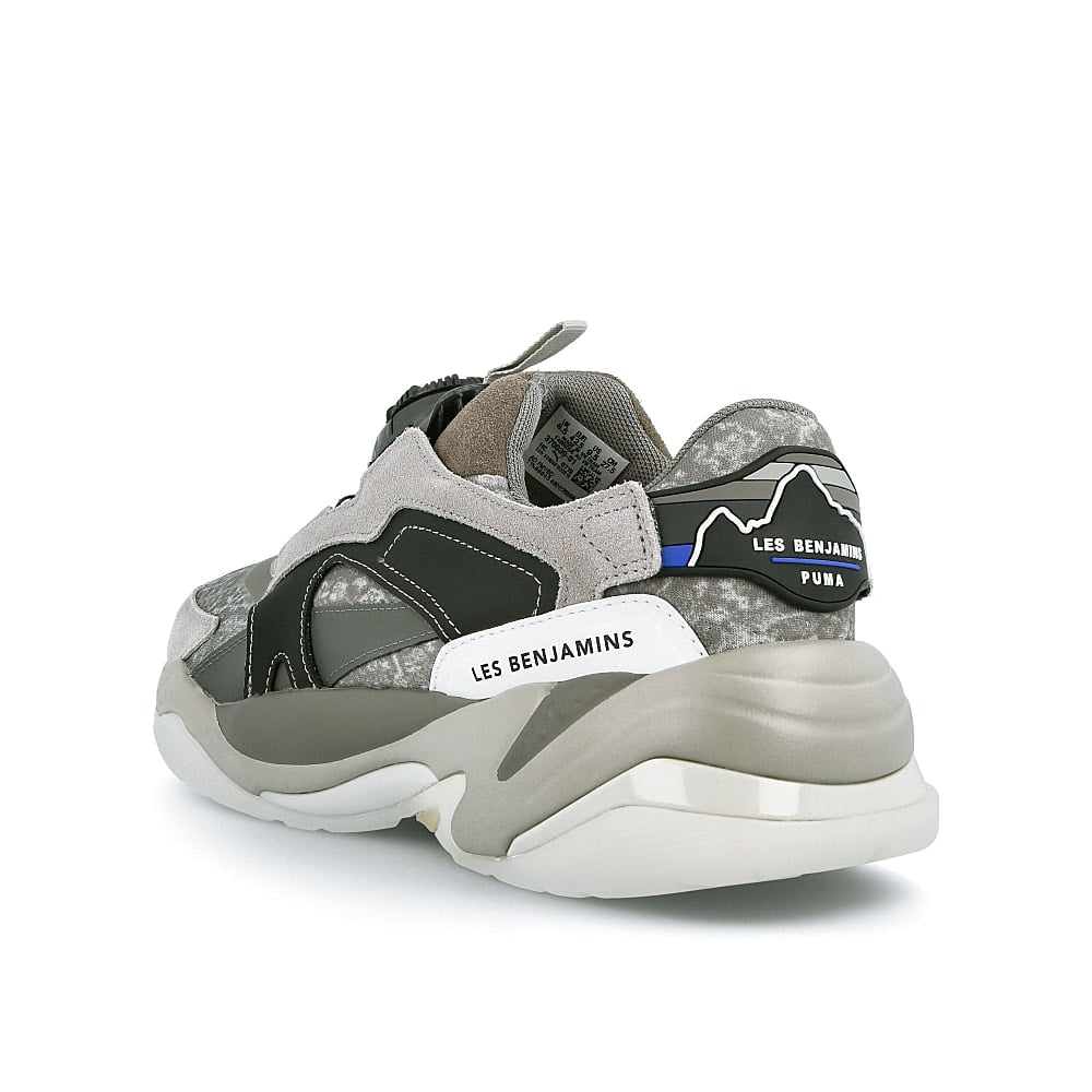 Puma Les Benjamins x Puma Thunder Disc Steel Grey-Asphalt Sneakers Material | Overkill