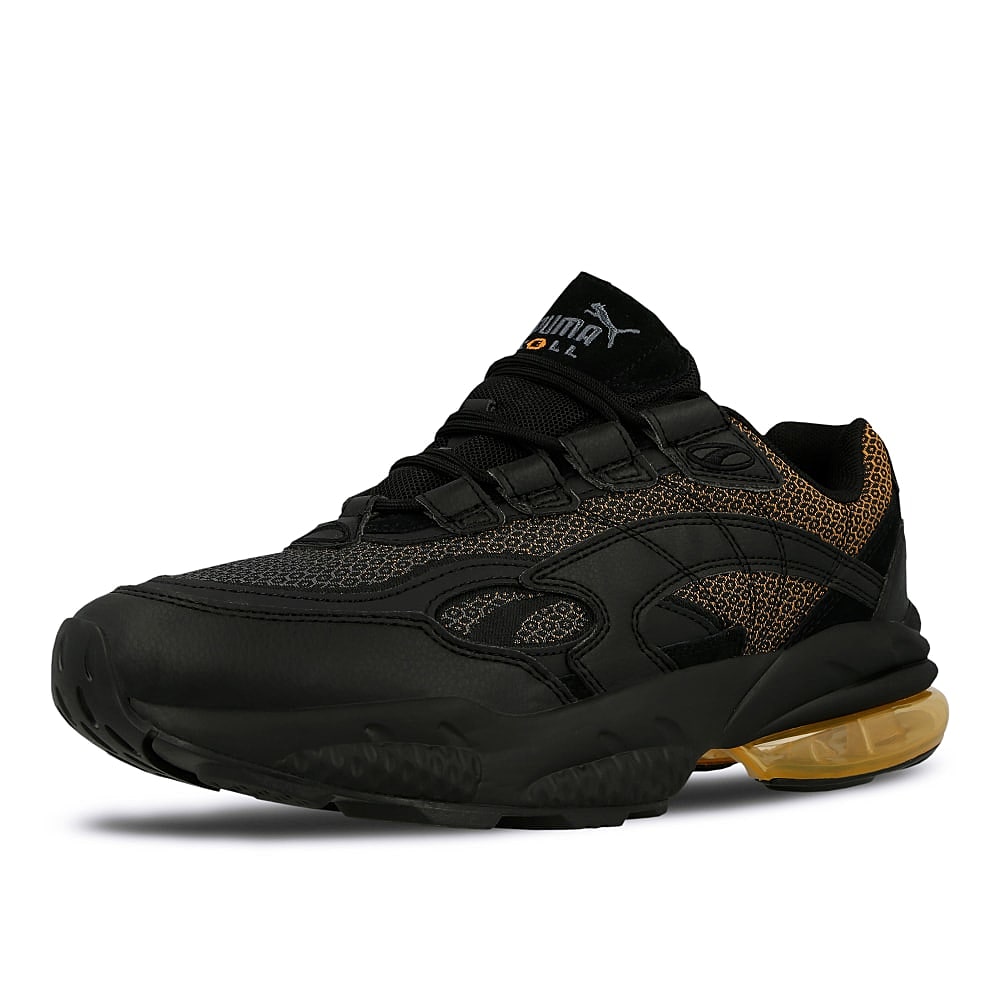 Puma cell venom lux Puma Black - Jaffa Orange Sneakers Close Up | Overkill