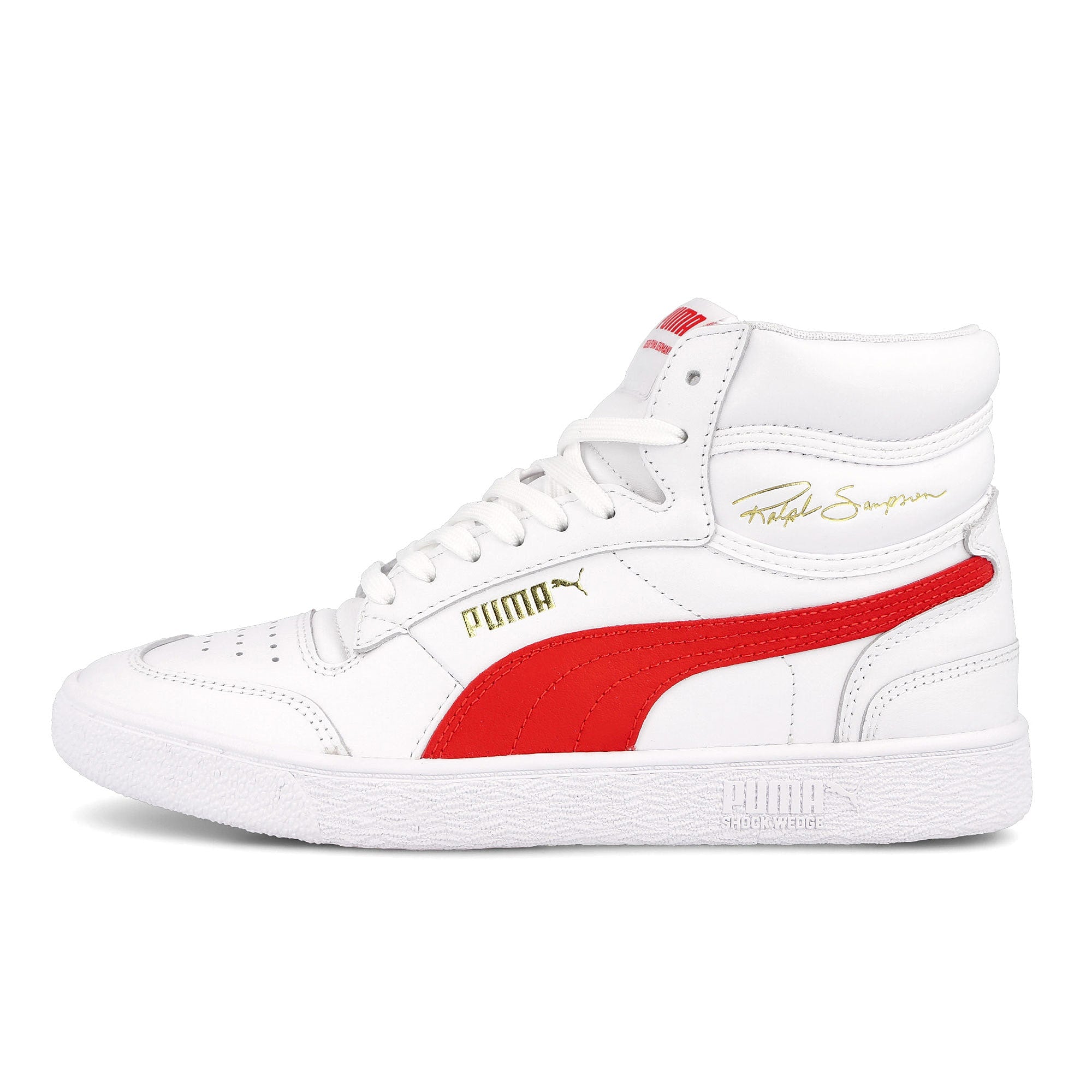 Puma ralph sampson mid Puma White - High Risk Red 370847 15 | Overkill