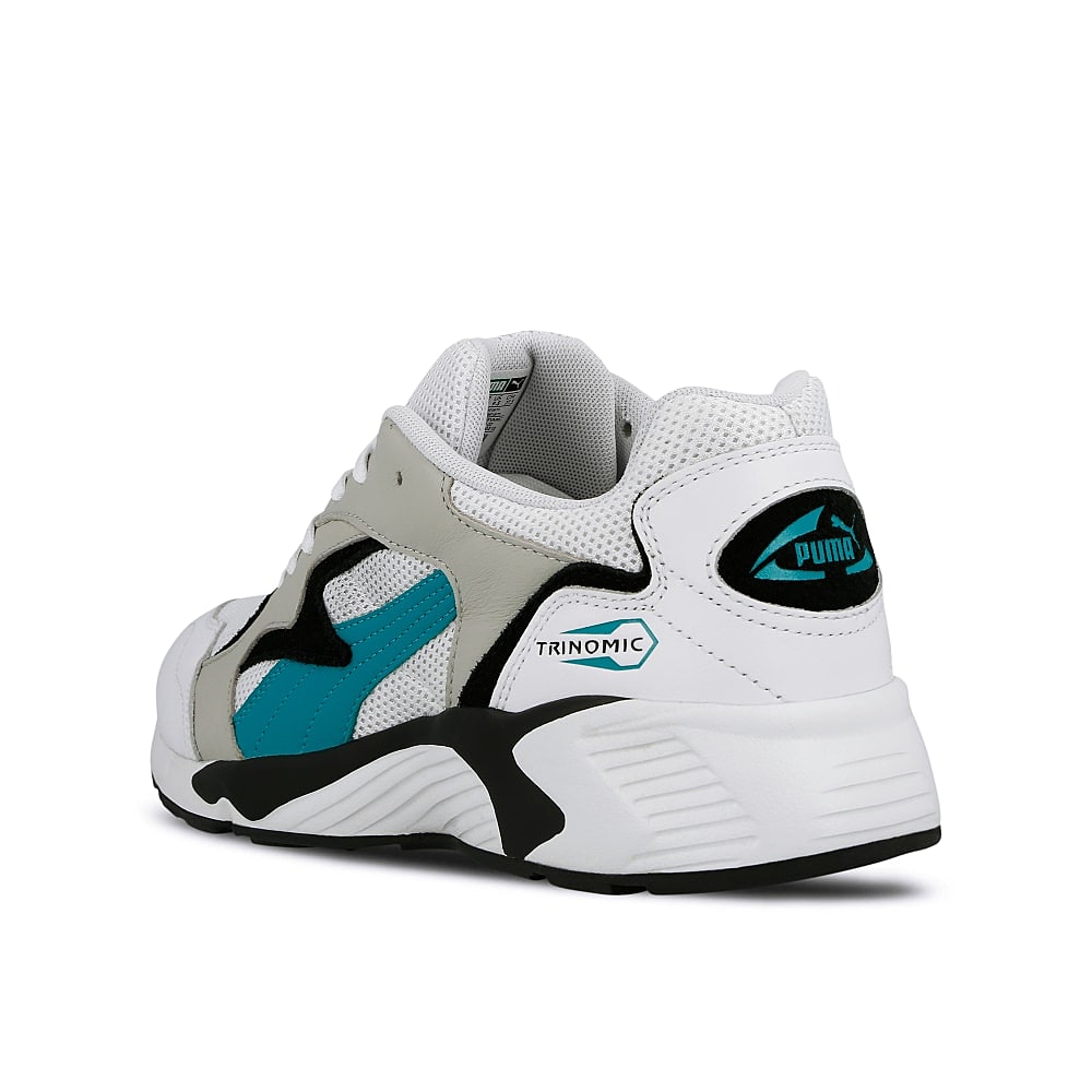 Puma prevail classic Puma White-Spectra Green Low Top Sneakers Material | Overkill