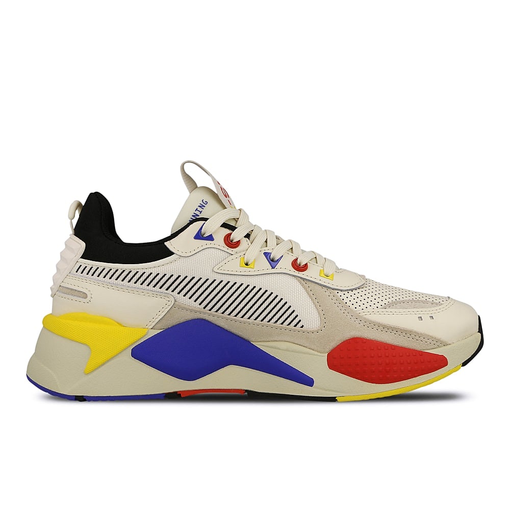 Puma rs-x colour theory Whisper White-Puma Black Sneakers Silhouette | Overkill