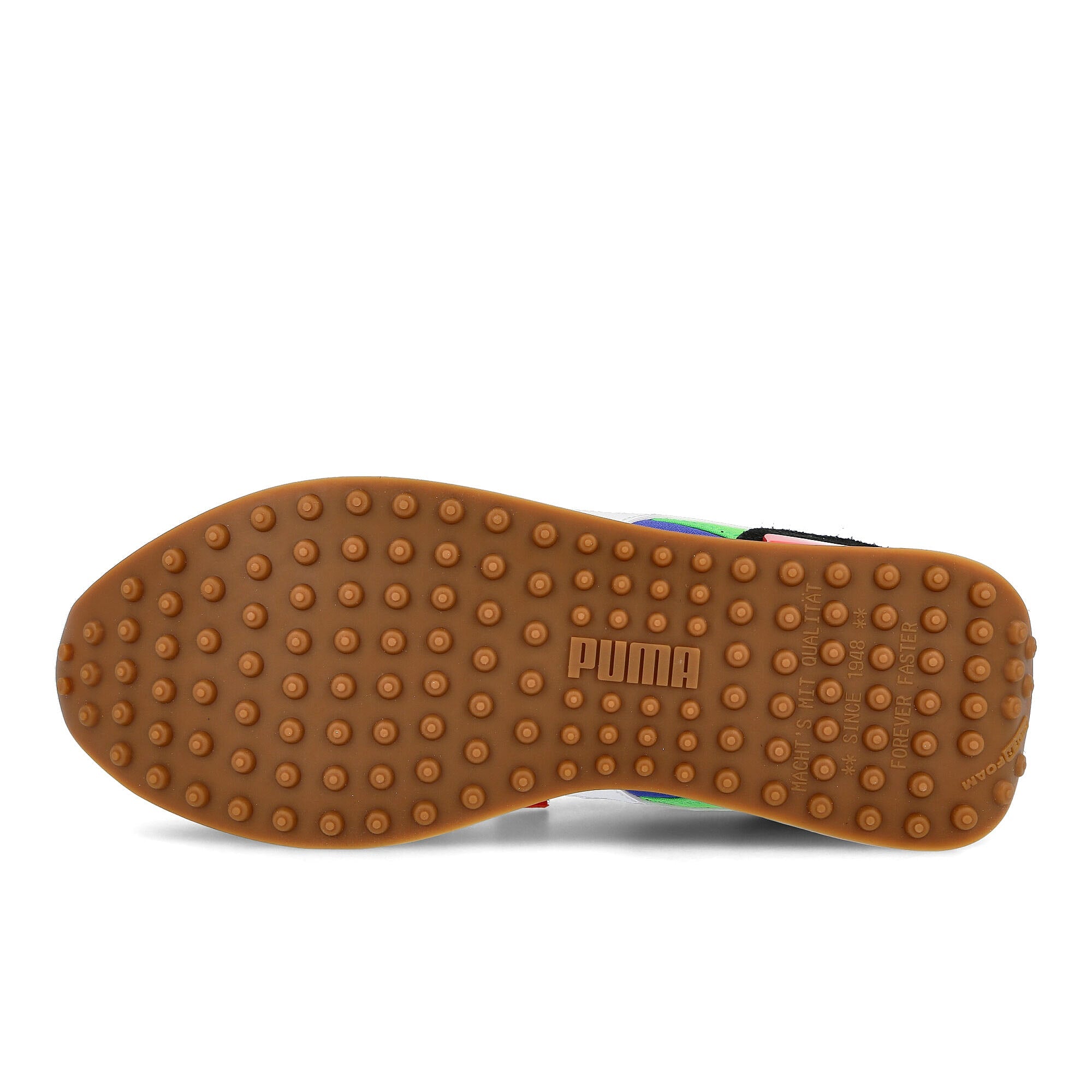 Puma future rider play on Black - Fluo Green - Dazzling Sneakers Detail View 1 | Overkill