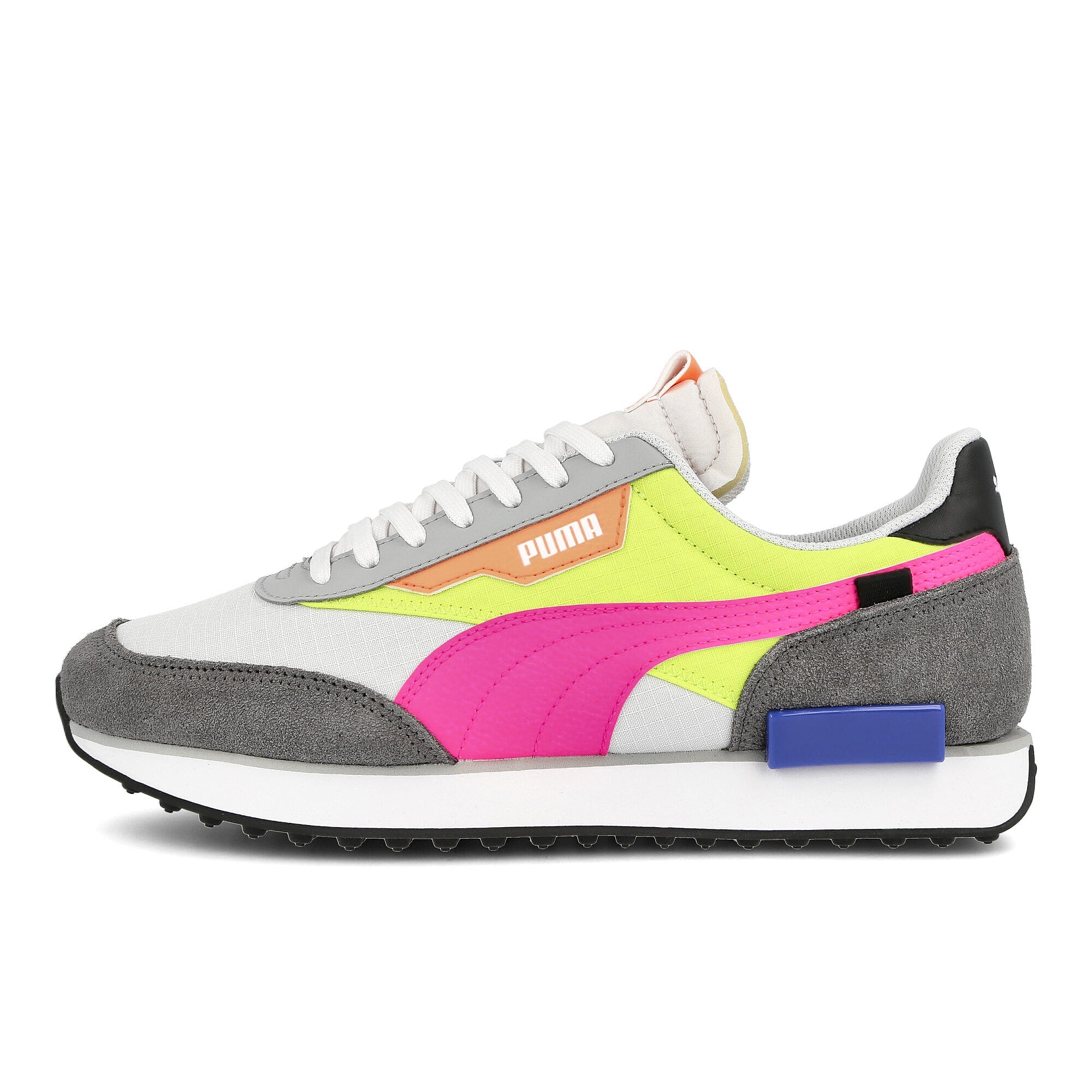 Puma future rider play on White - Castelrock - Yellow Sneakers 371149 02 | Overkill