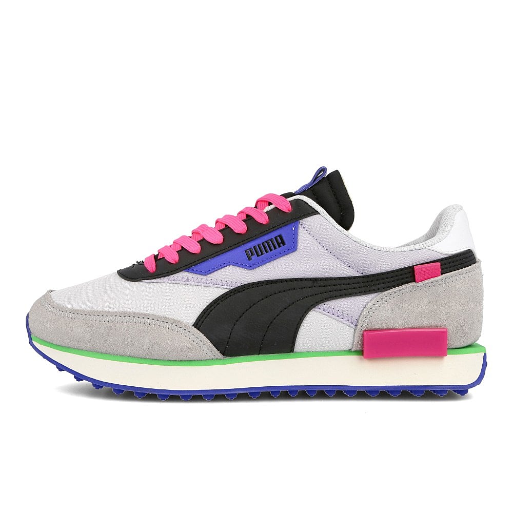 Puma future rider play on White - Gray Violet - Black Sneakers 371149 07 | Overkill