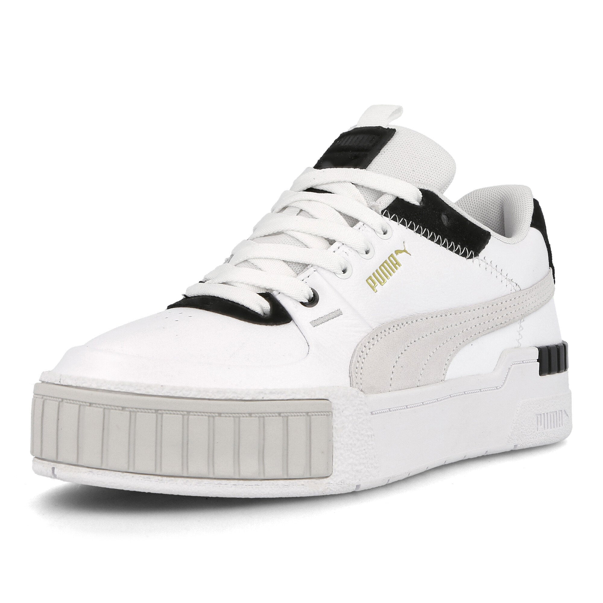 Puma Wmns cali sport mix Puma White - Puma Black Sneakers Close Up | Overkill