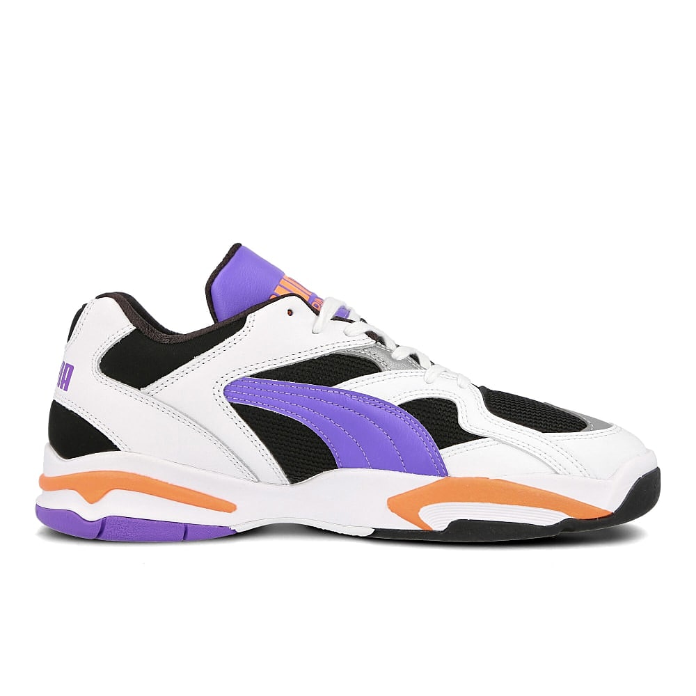 Puma performer retro Black - Luminou Purple - Orange Sneakers Silhouette | Overkill