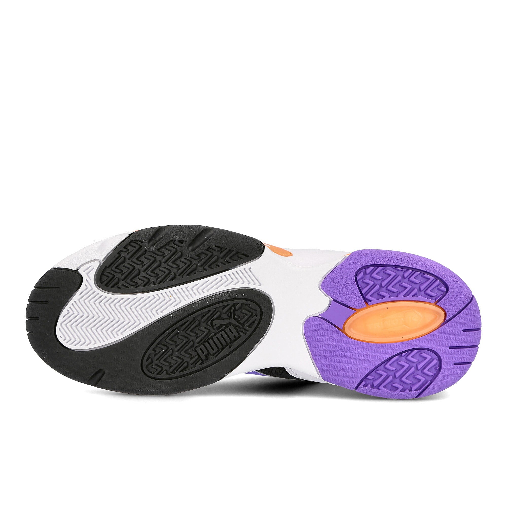 Puma performer retro Black - Luminou Purple - Orange Sneakers Detail View 1 | Overkill