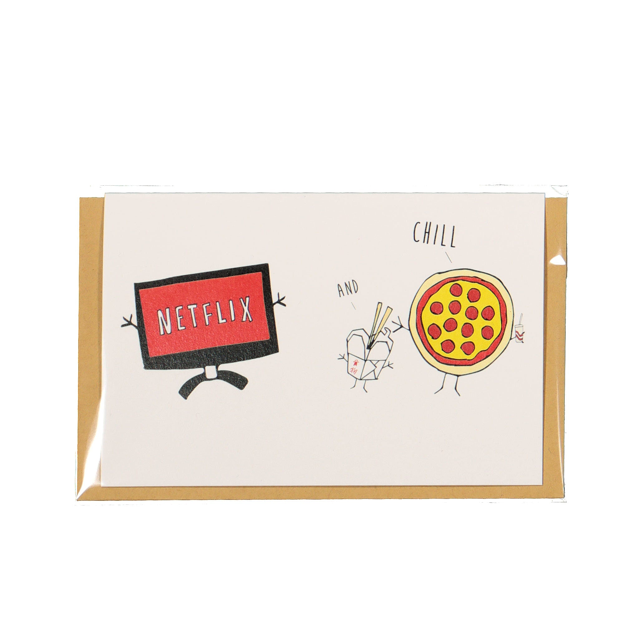 NocturnalPaper "Netflix And Chill 3" Card White Cards | Overkill