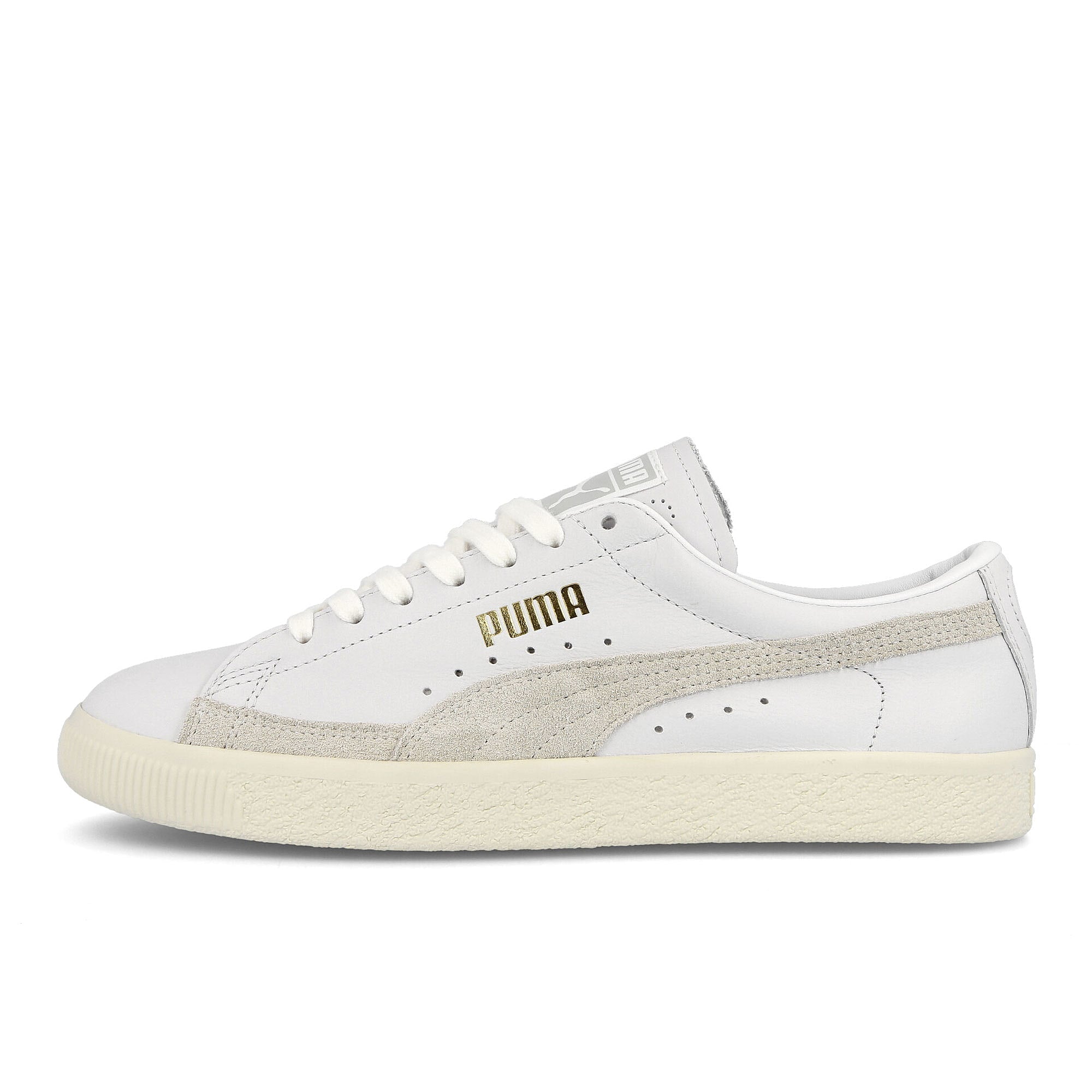 Puma basket 90680 lux Puma White - Whisper White Sneakers 372894 01 | Overkill