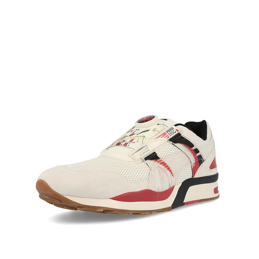 Puma xs 7000 vintage Whisper White - American Beauty Low Top Sneakers Close Up | Overkill