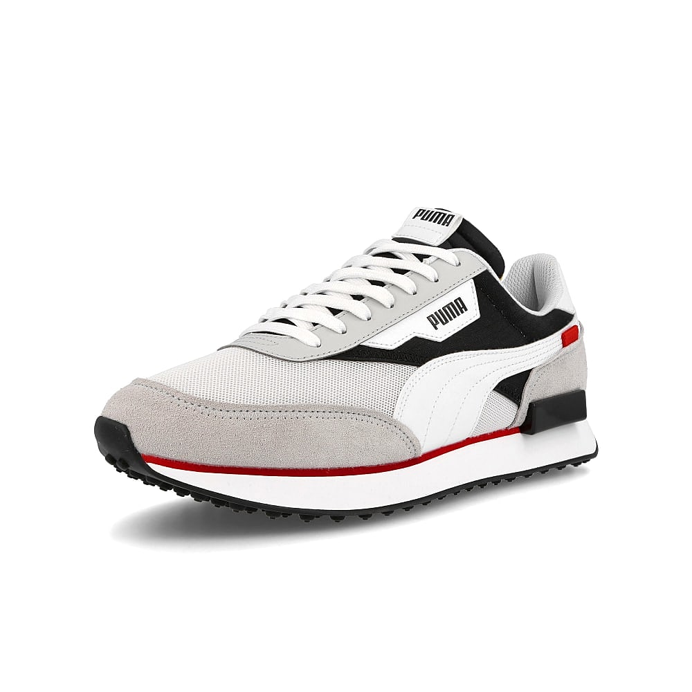 Puma future rider core Puma White - Puma Black Sneakers Close Up | Overkill