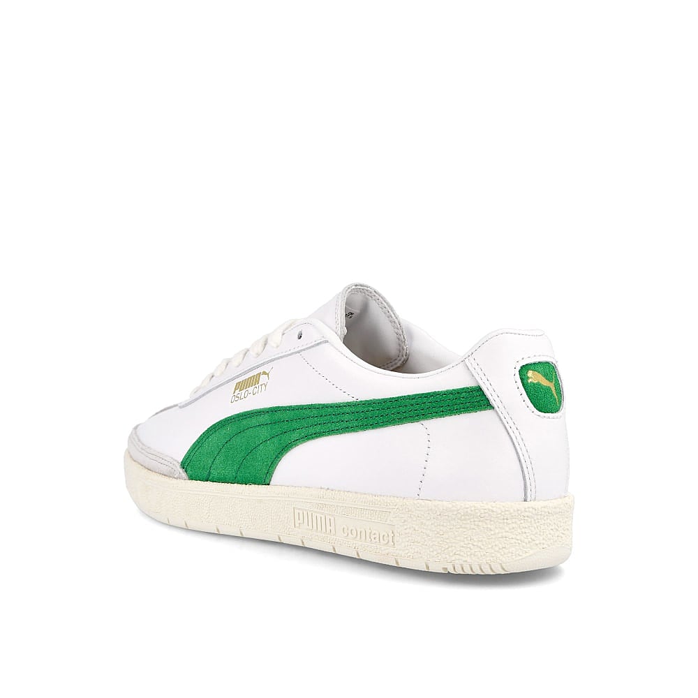 Puma oslo-city premium Puma White - Amazon Green Sneakers Material | Overkill