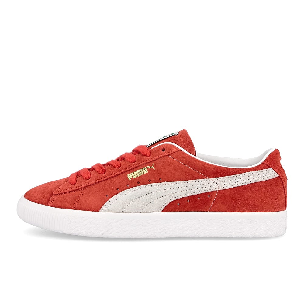 Puma suede vtg High Risk Red - Puma White Low Top Sneakers 374921 06 | Overkill