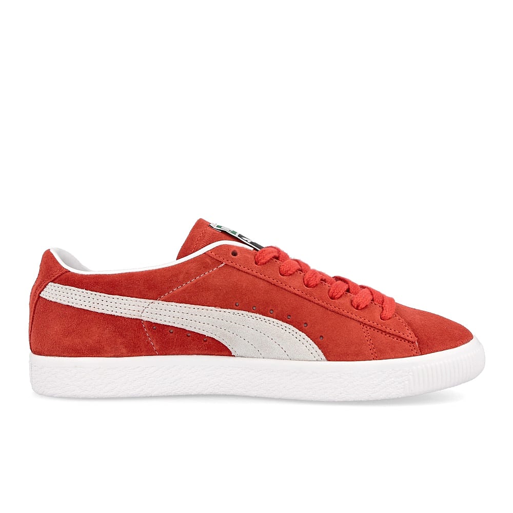 Puma suede vtg High Risk Red - Puma White Low Top Sneakers Silhouette | Overkill