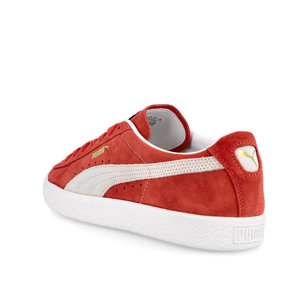 Puma suede vtg High Risk Red - Puma White Low Top Sneakers Material | Overkill