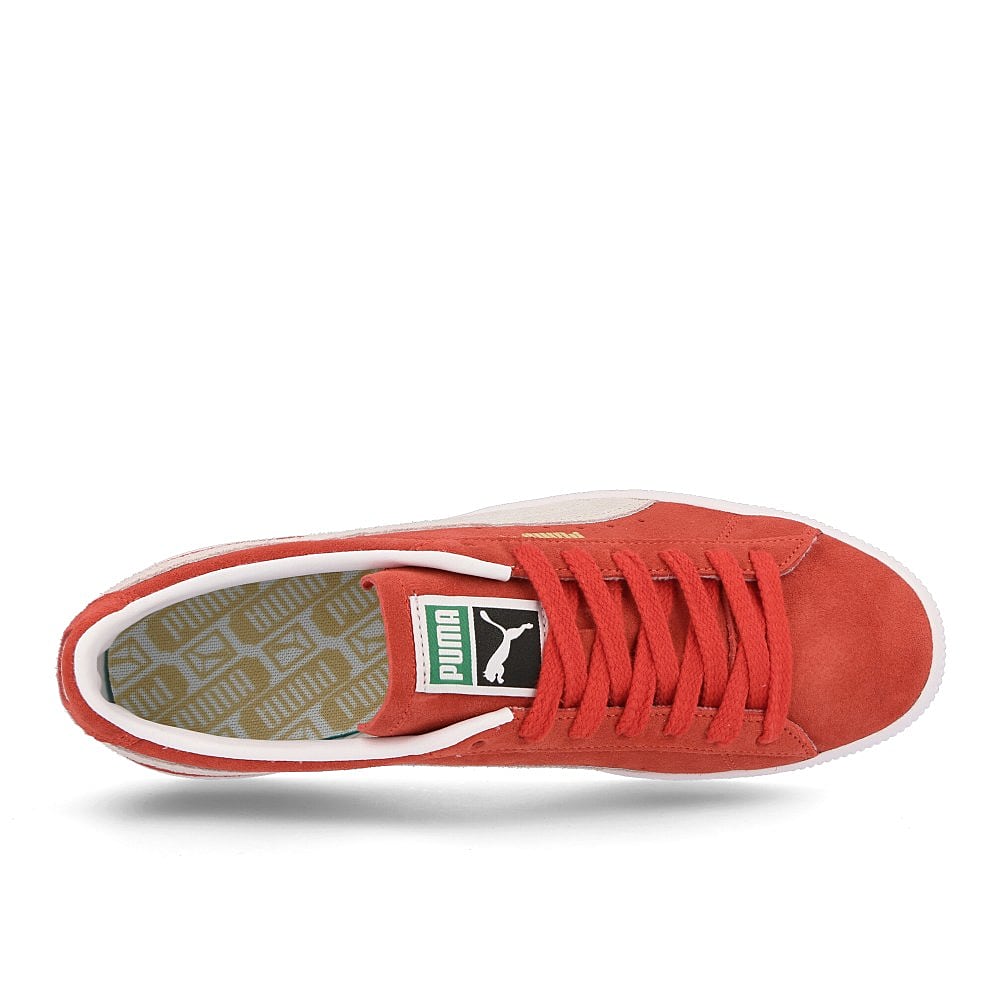 Puma suede vtg High Risk Red - Puma White Low Top Sneakers Detailfoto | Overkill