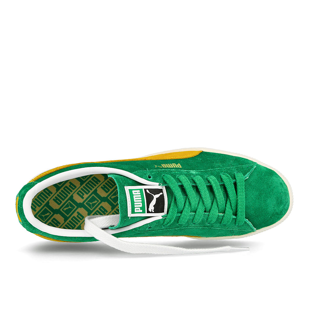 Puma suede vtg Amazon Green - Saffron - Ivory Glow Low Top Sneakers Detailfoto | Overkill