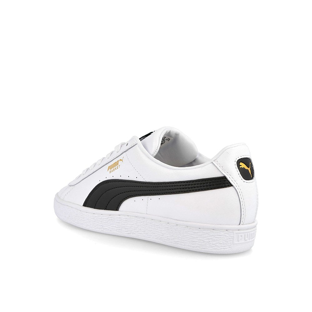 Puma basket classic xxi Puma White - Puma White Low Top Sneakers Material | Overkill