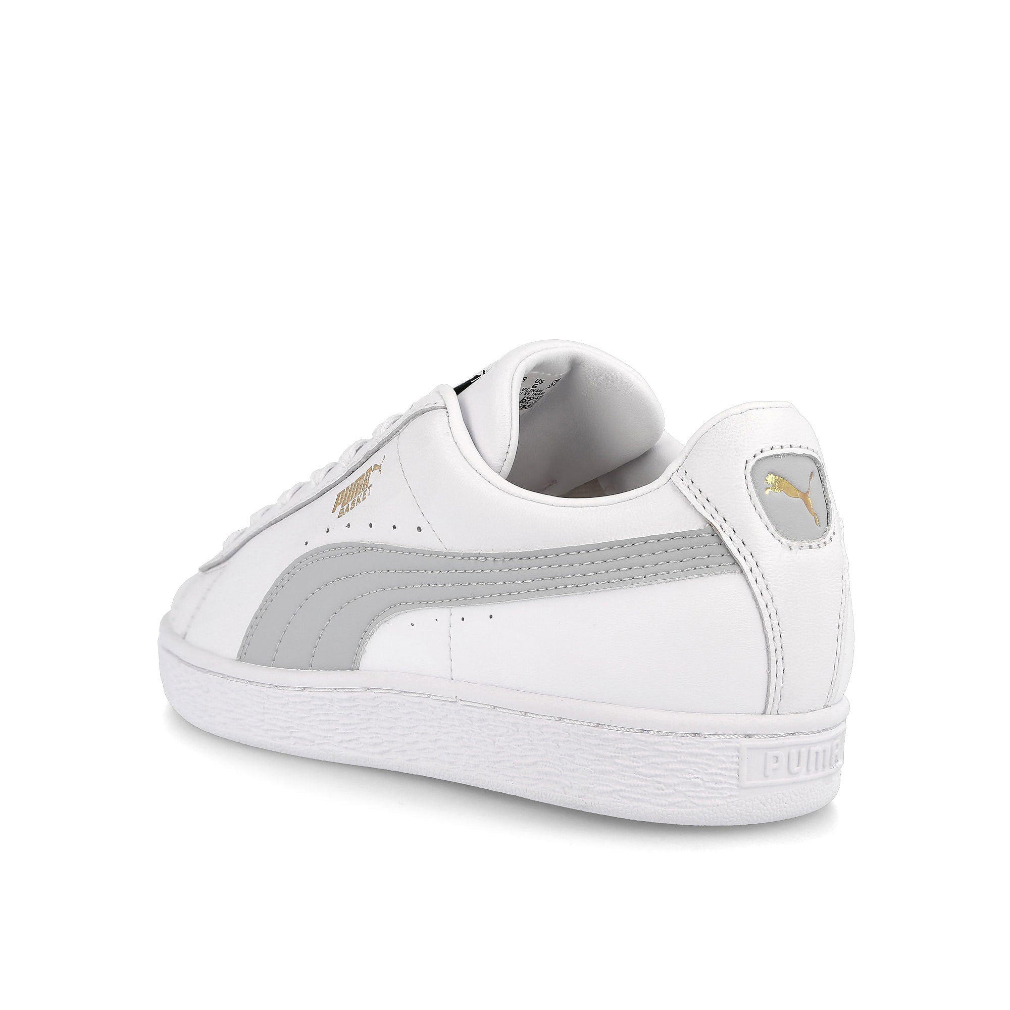 Puma wmns basket classic xxi Puma White - Glacial Blue Sneakers Material | Overkill