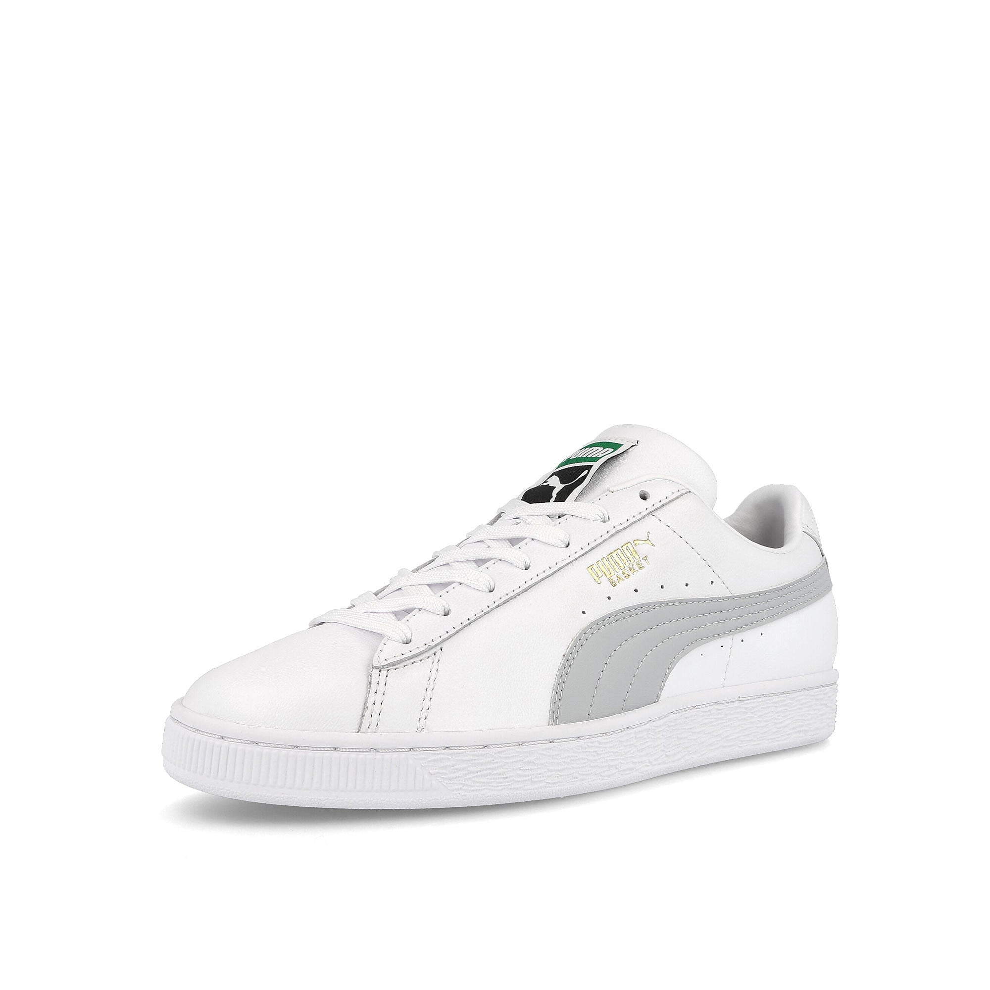 Puma wmns basket classic xxi Puma White - Glacial Blue Sneakers Close Up | Overkill