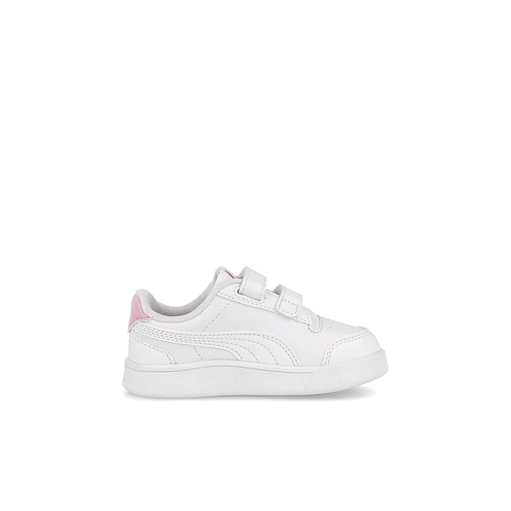 Puma shuffle v infants Puma White - White Pink Lady Low Top Sneakers Silhouette | Overkill