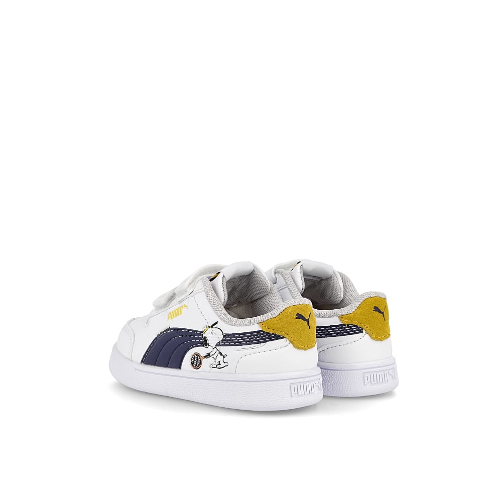 Puma Shuffle V Infants Puma White - Puma Black - Maize Low Top Sneakers Material | Overkill