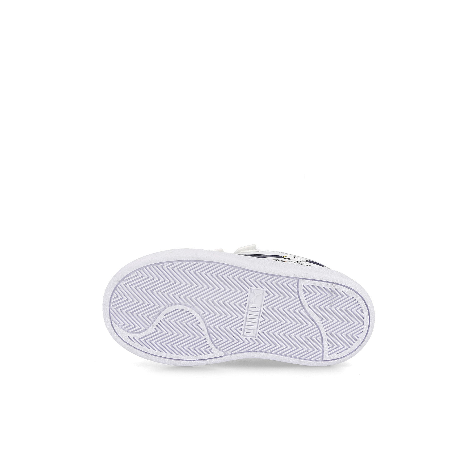 Puma Shuffle V Infants Puma White - Puma Black - Maize Low Top Sneakers Detail View 1 | Overkill