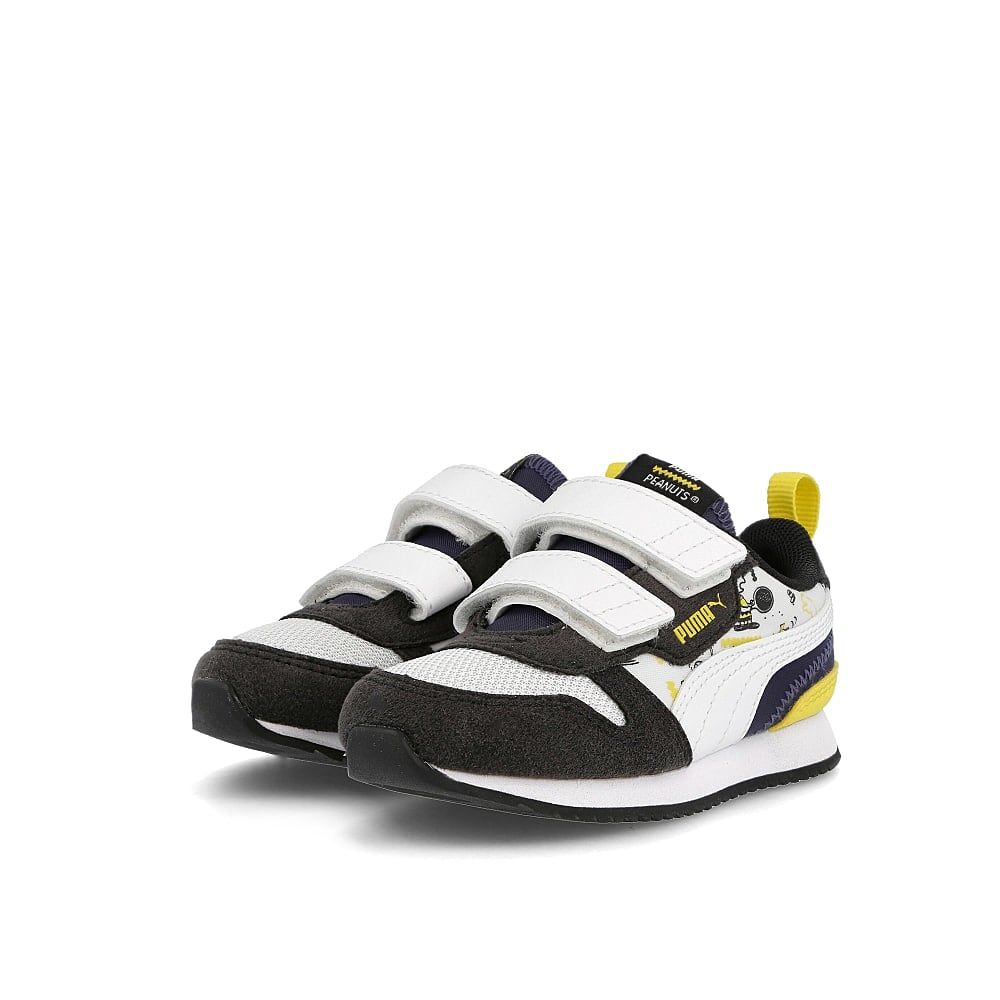 Puma R78 V Infants Black - Puma White - Peacoat Low Top Sneakers Close Up | Overkill