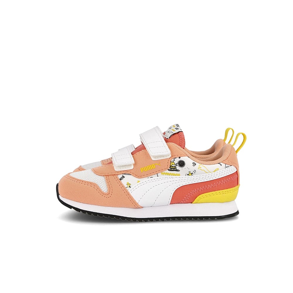 Puma R78 V Infants Apricot Blush - Puma White - Maize Low Top Sneakers 375744 02 | Overkill