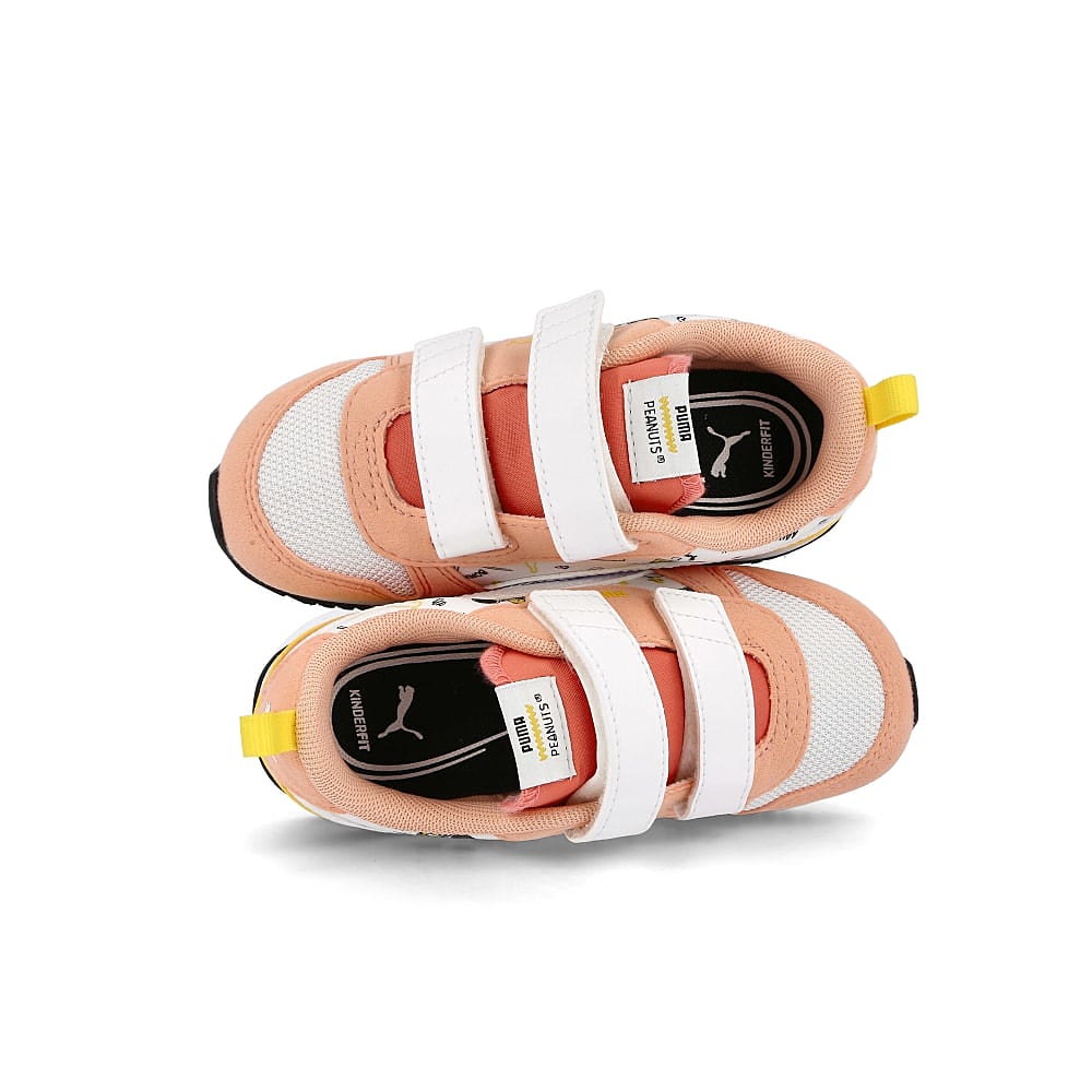 Puma R78 V Infants Apricot Blush - Puma White - Maize Low Top Sneakers Detailfoto | Overkill