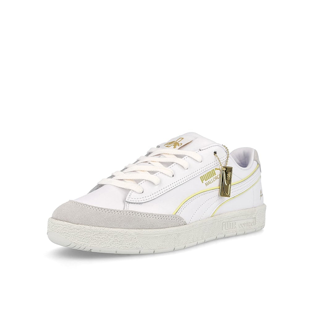 Puma mallorca rdl fs Puma White - Yellow Pear - V Gray Sneakers Close Up | Overkill