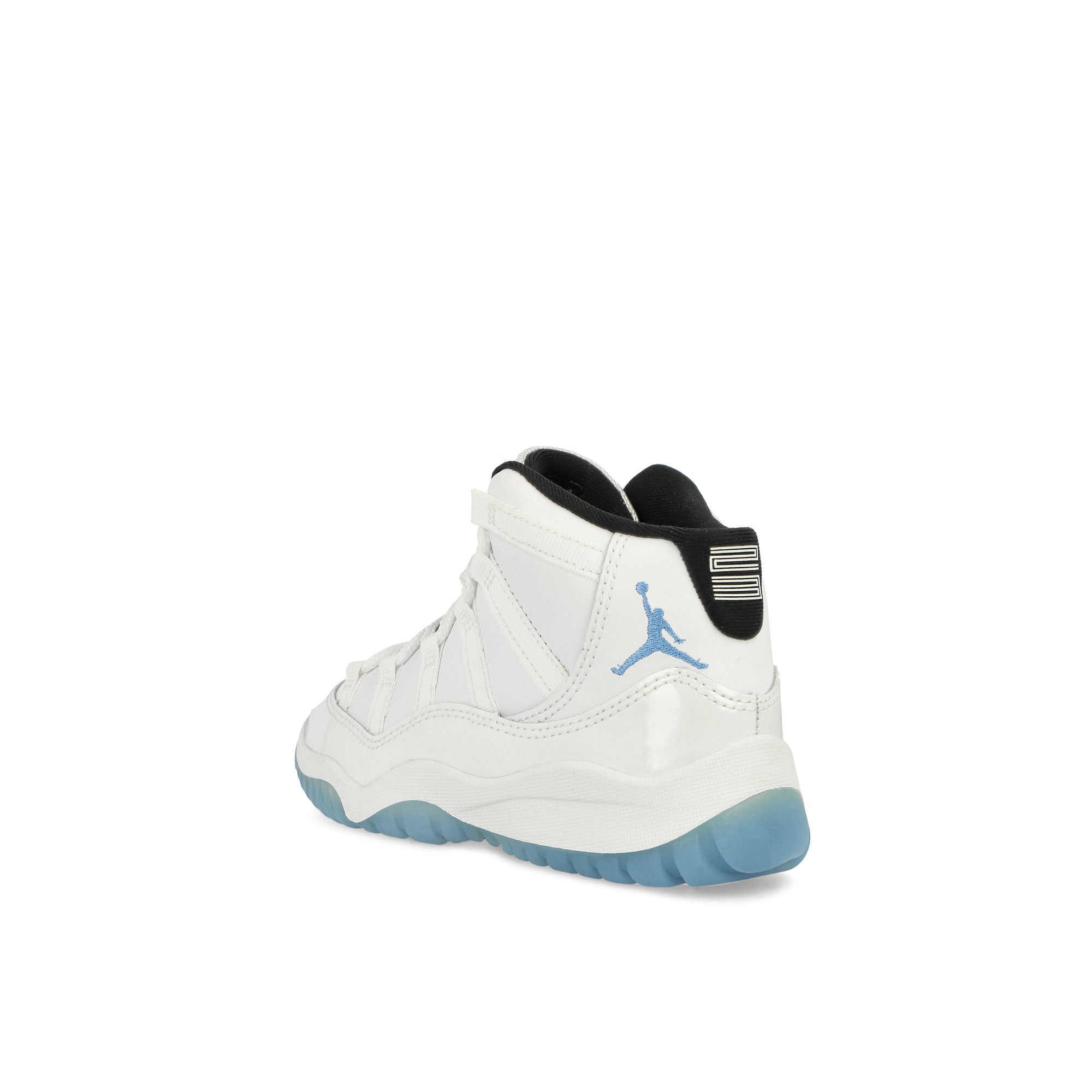 Jordan 11 Retro PS White / Legend Blue - Black High Top Sneakers Material | Overkill