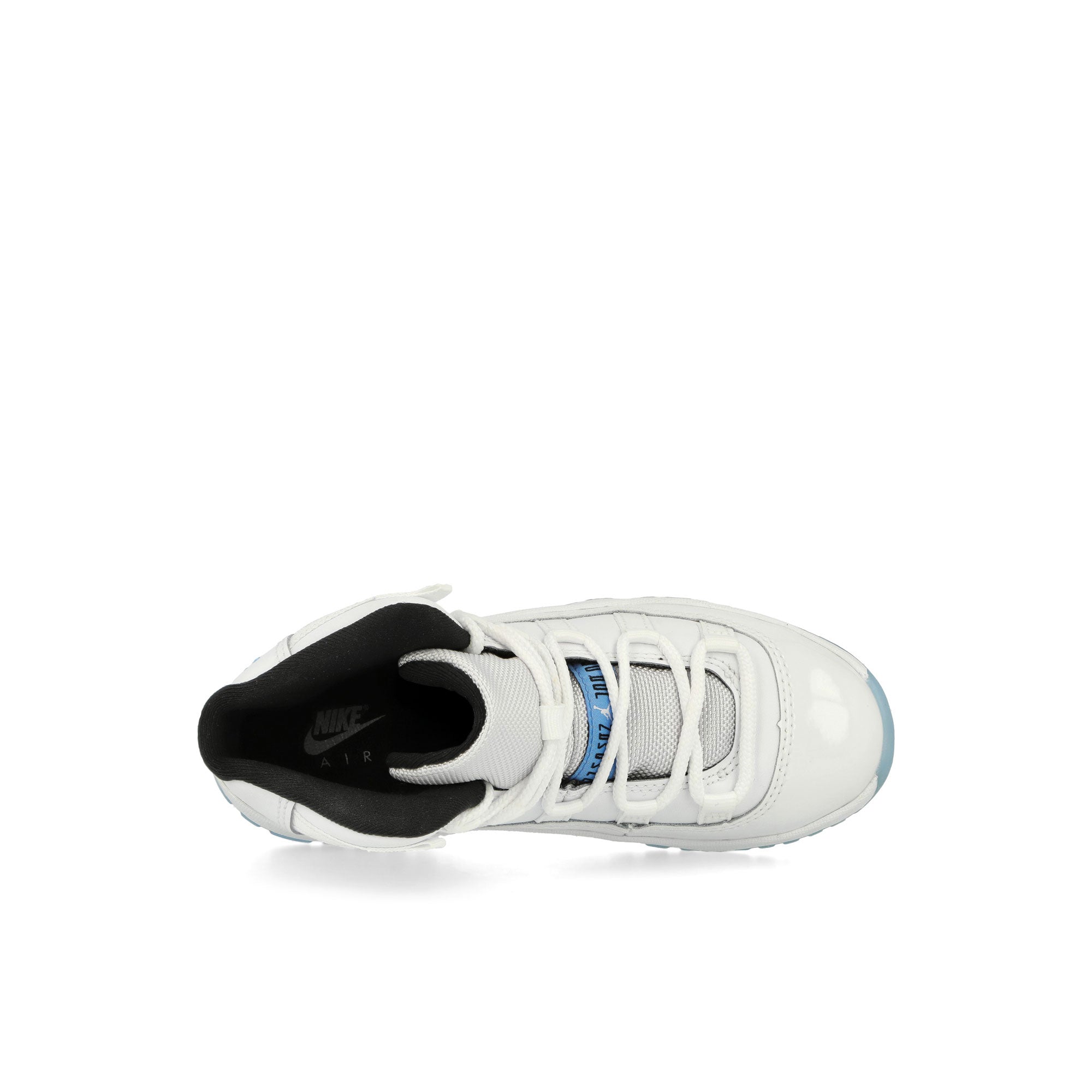 Jordan 11 Retro PS White / Legend Blue - Black High Top Sneakers Detailfoto | Overkill