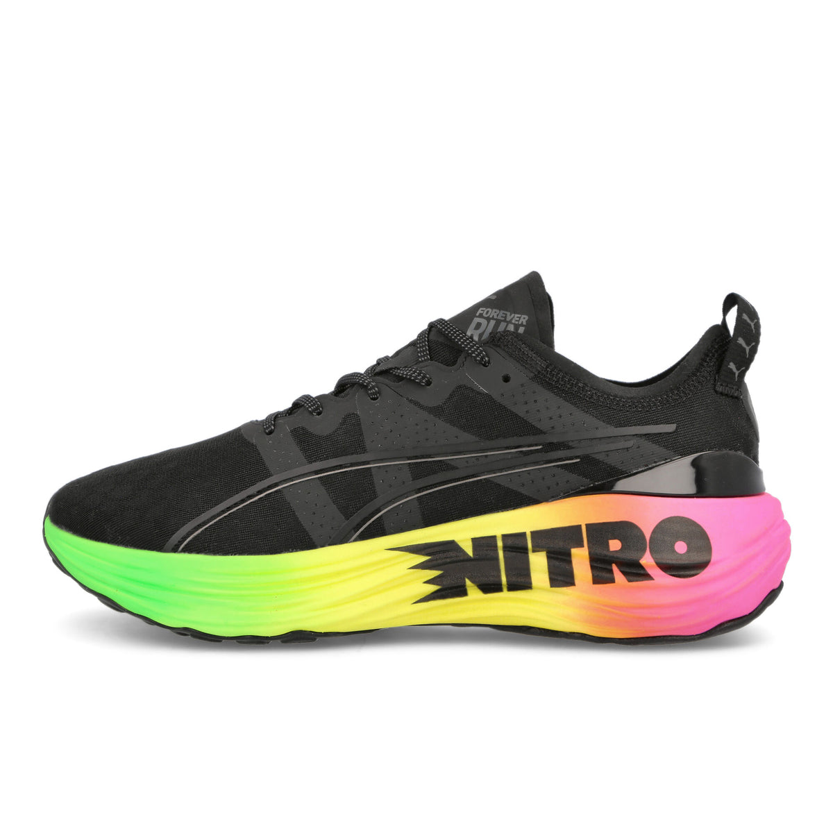 Puma ForeverRun Nitro Futrograde PUMA Black - Green Gecko Sneakers 380005 01 | Overkill