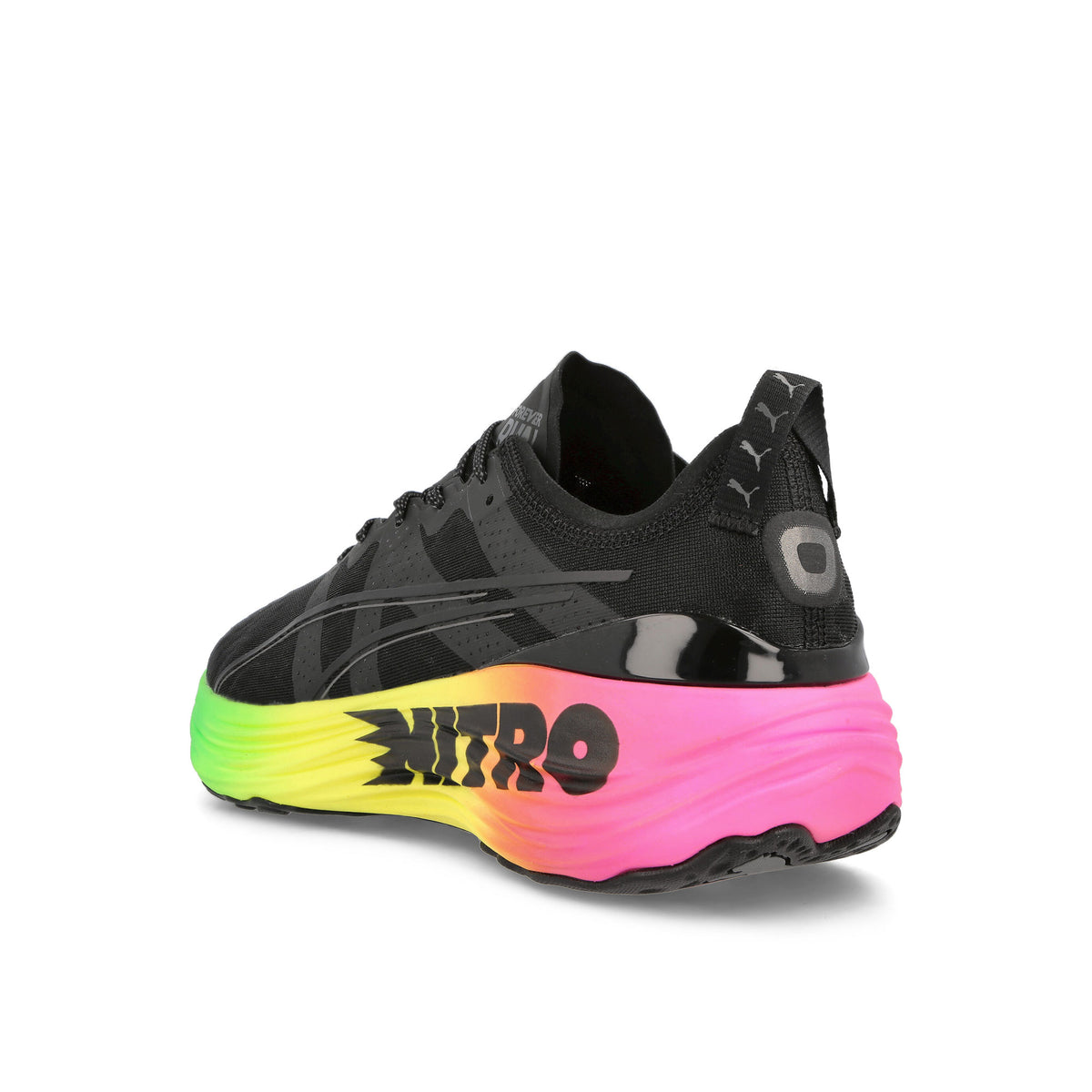 Puma ForeverRun Nitro Futrograde PUMA Black - Green Gecko Sneakers Material | Overkill