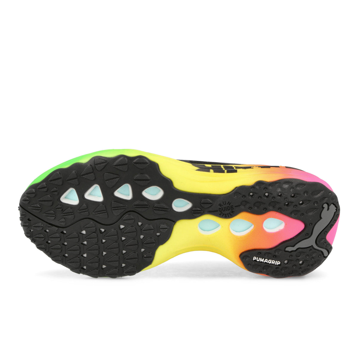 Puma ForeverRun Nitro Futrograde PUMA Black - Green Gecko Sneakers Detail View 1 | Overkill