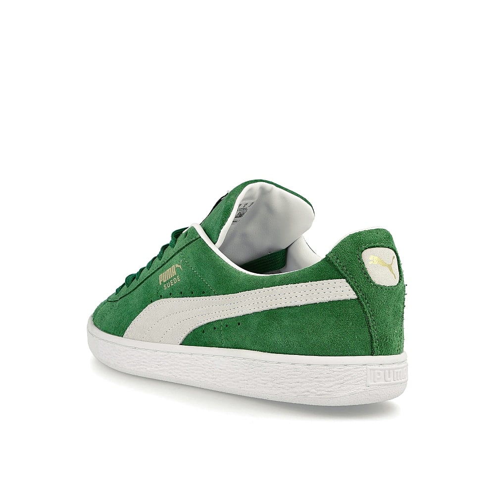 Puma suede teams Amazon Green - Puma White Close-up | Overkill