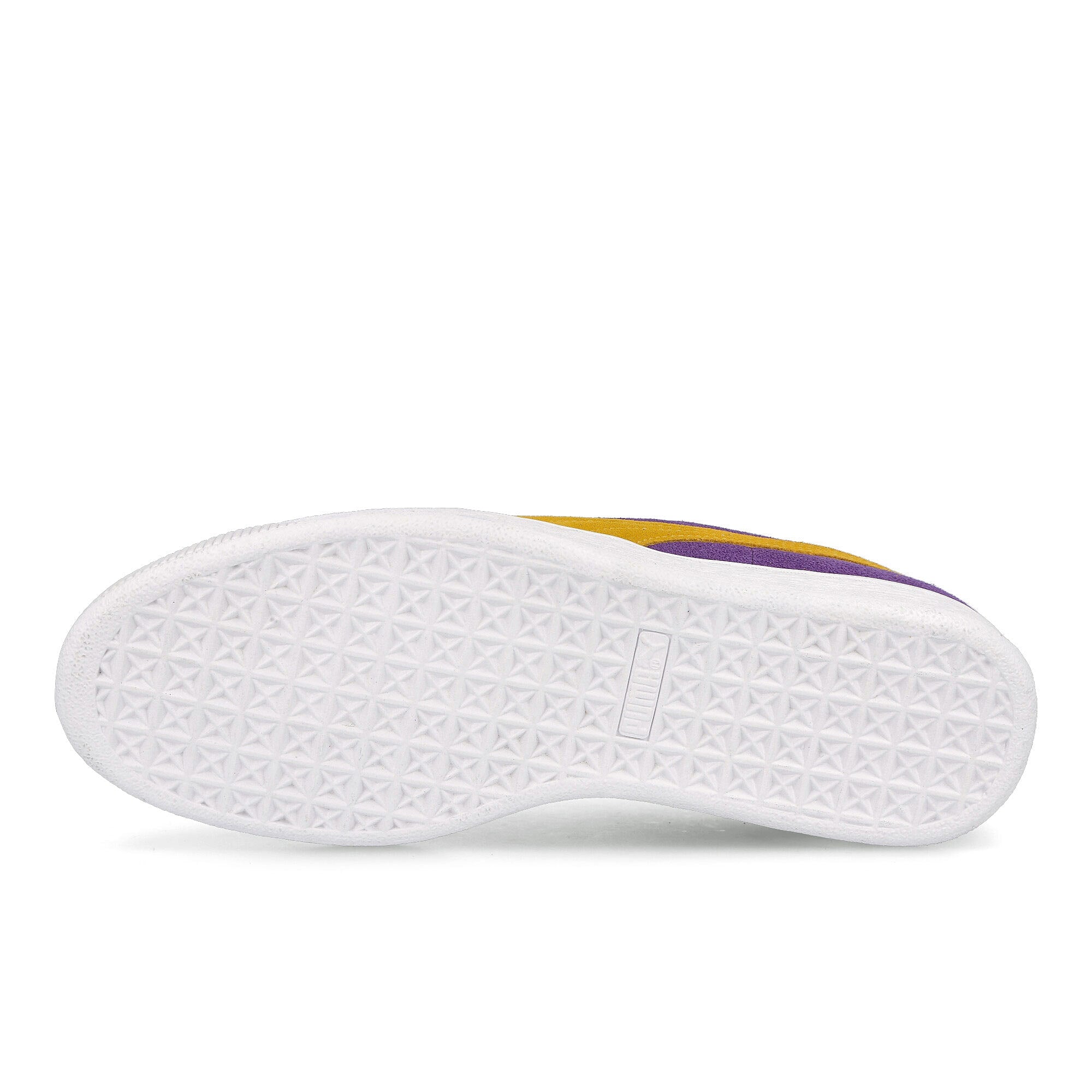 Puma suede teams Prism Violet - Spectra Yellow Sneakers Detail View 1 | Overkill