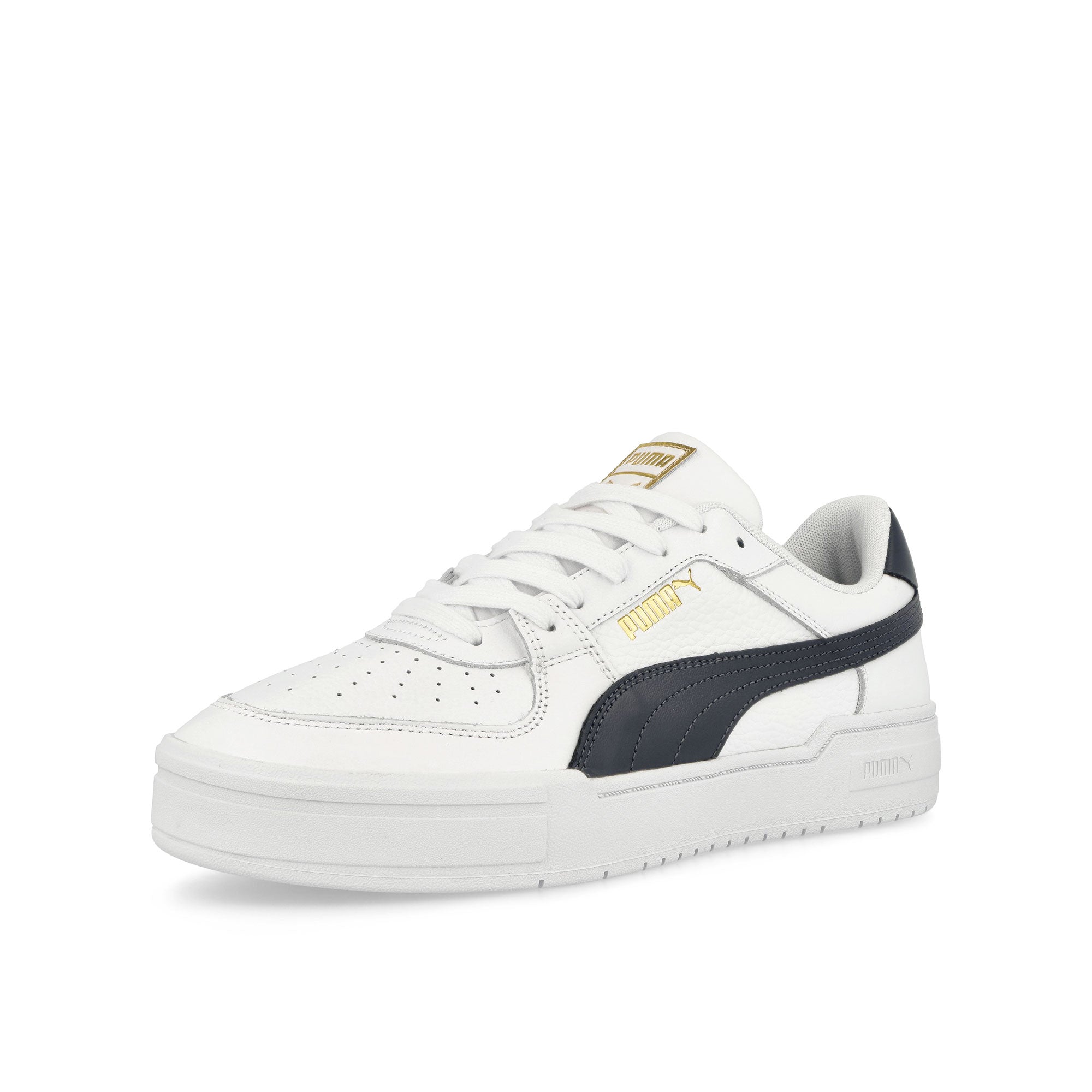 Puma CA Pro Classic White - New Navy Low Top Sneakers Close Up | Overkill
