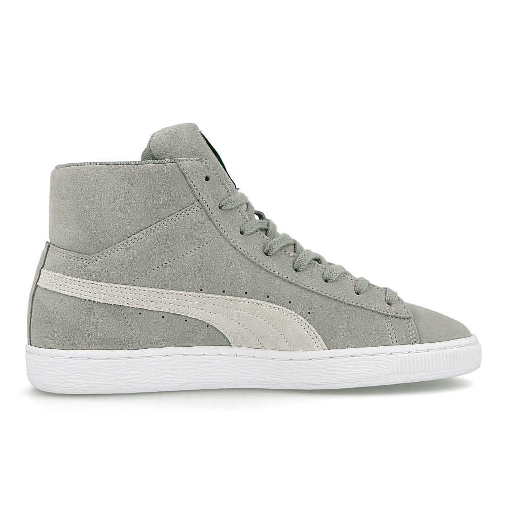 Puma suede mid xxl Quarry - Puma White Material | Overkill