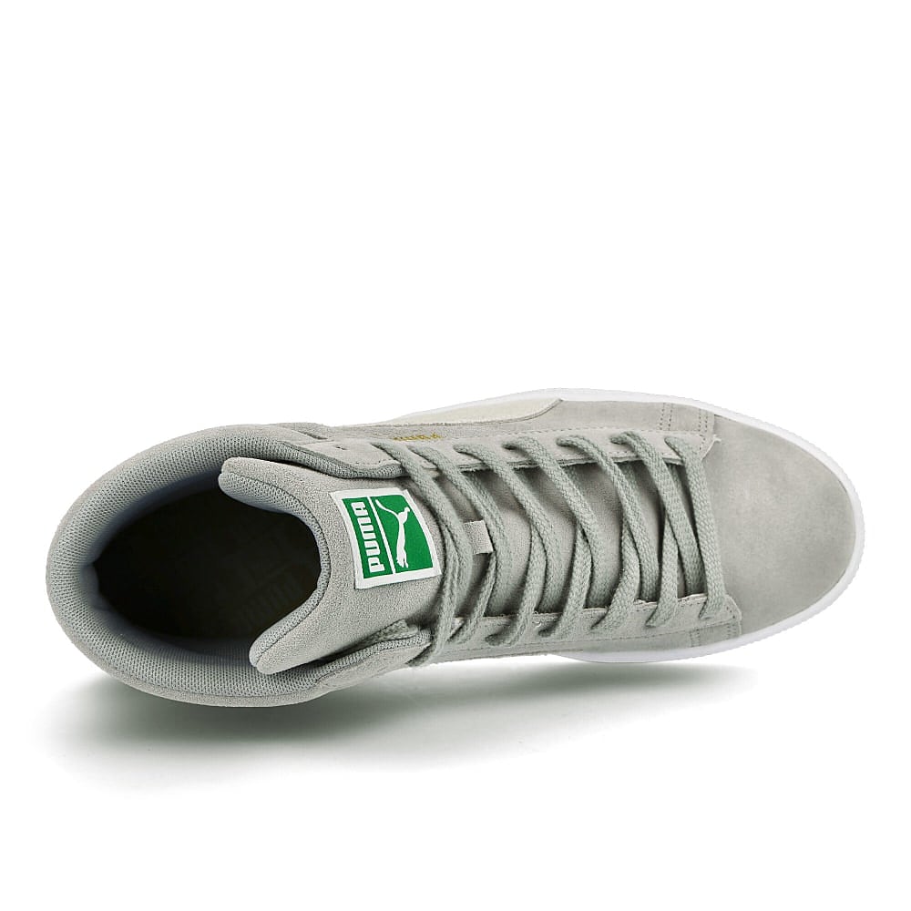 Puma suede mid xxl Quarry - Puma White Detail view 1 | Overkill