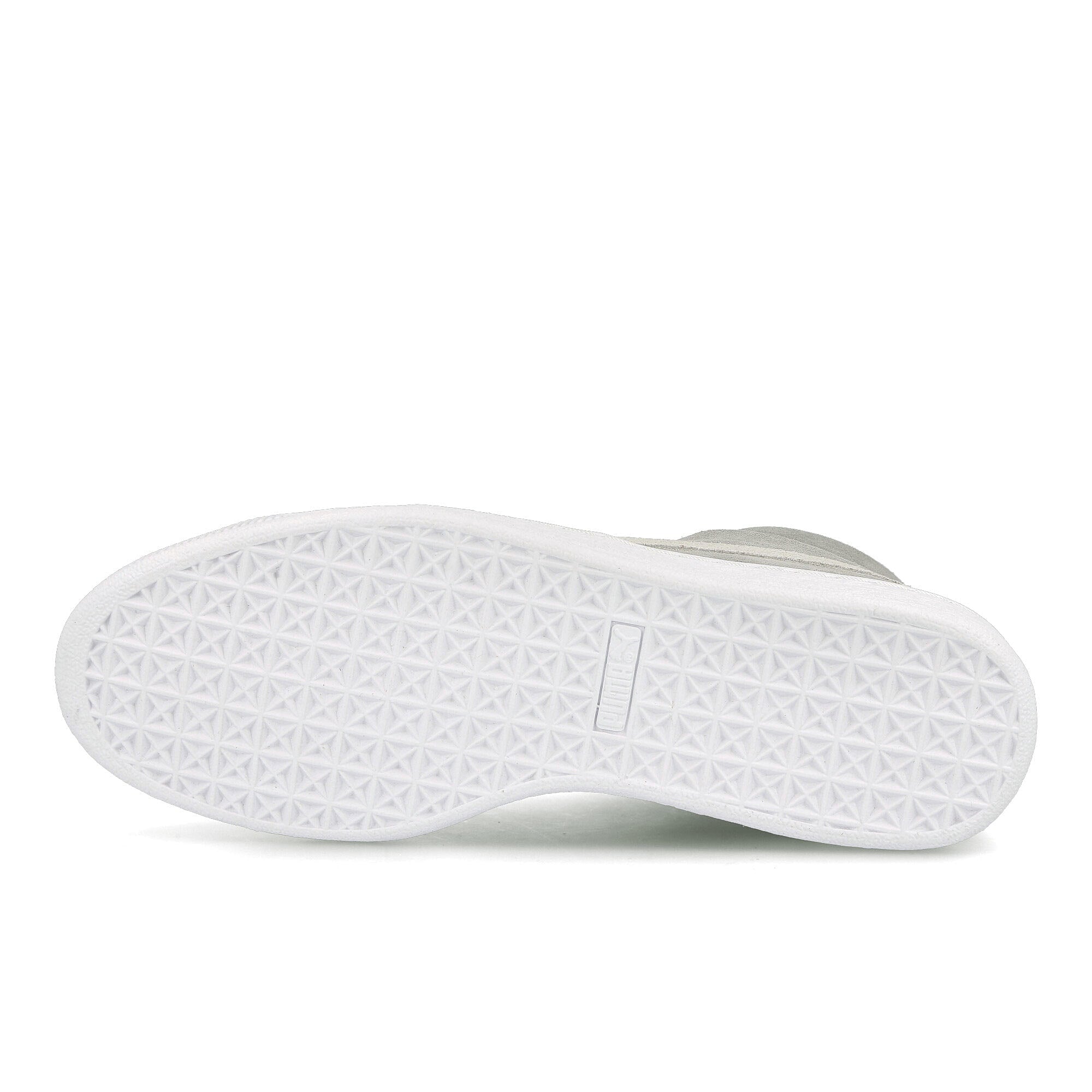Puma suede mid xxl Quarry - Puma White Detail view 2 | Overkill