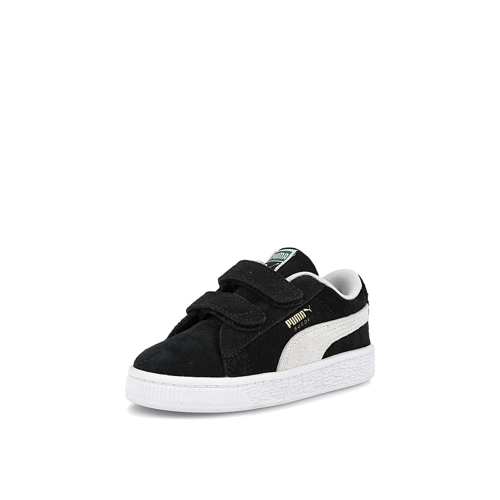 Puma classic xxi v infants Puma Black - Puma White Low Top Sneakers Close Up | Overkill