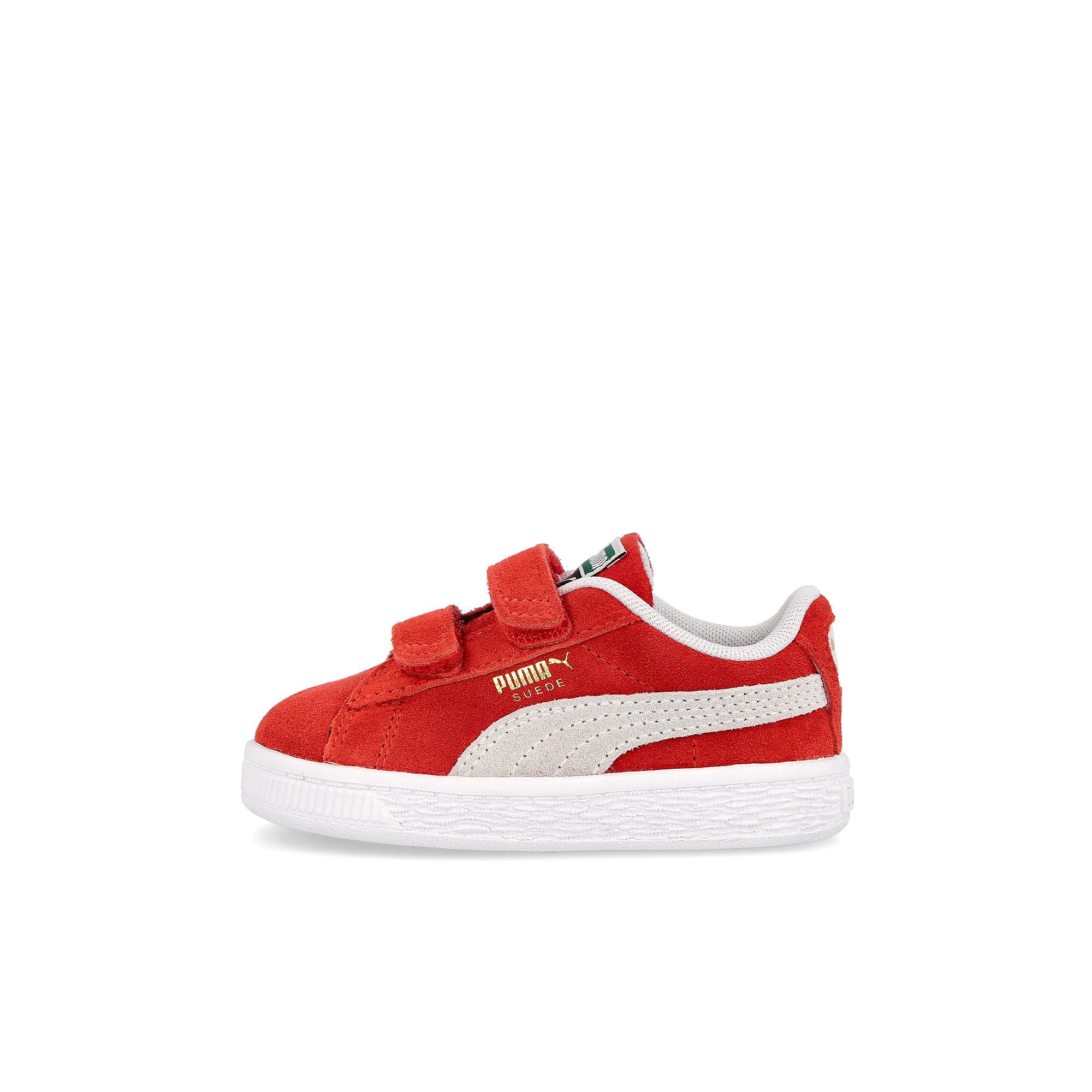 Puma suede classic xxi v infants High Risk Red - Puma White Low Top Sneakers 380564 02 | Overkill