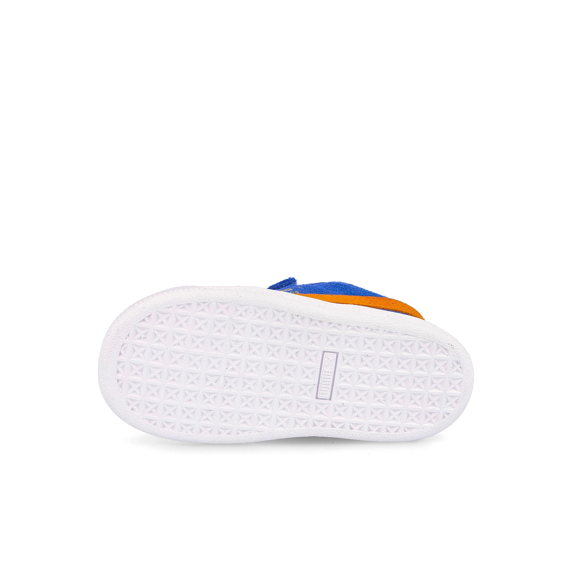 Puma suede teams v infants Puma Royal - Vibrant Orange Detail view 2 | Overkill